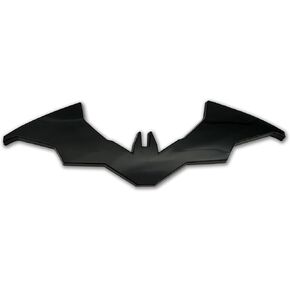 Officially Licensed DC Comics The Batman Movie Bat Symbol Blackout Automotive-Grade 3D Contour Acrylic Superhero Emblem for Cars, Trucks, and All Auto | Weatherproof Universal Fit at 4.8" x 1.5" in Kuwait