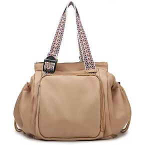 حقيبة حمل متعددة الجيوب، حقيبة يد سفر من قماش أكسفورد، 15 جيبًا، قابلة للتحويل إلى حقيبة ظهر، كتف، للاستخدام اليومي والأمهات in Kuwait