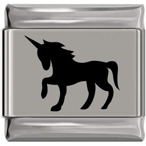 NewCharms Unicorn Laser Engraved Italian Charm in Kuwait