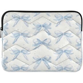 360° Protective 13-14 Inch Laptop Sleeve. Puffy Carrying Case Laptop Cover for MacBook Pro 14 Inch Sleeve, MacBook Air 13 Inch, Notebook Computer Pocket Case Little Blue Bow in Kuwait
