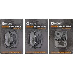NICHE Brake Pad Set for Yamaha V Star 1100 3XF-W0045-50-00 5VU-25805-00-00 Front Rear Semi-Metallic in Kuwait