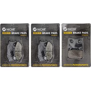 NICHE Brake Pad Set for Yamaha V Star 1100 3XF-W0045-50-00 5VU-25805-00-00 Front Rear Semi-Metallic in Kuwait