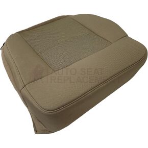 Auto Seat Replacement, Compatible with 2004 2005 2006 Ford F150 XLT FX4/2 STX XL FTX Cloth Seat Cover Replacement in Fabric (Driver Bottom, 2 Tone Pebble Tan) in Kuwait