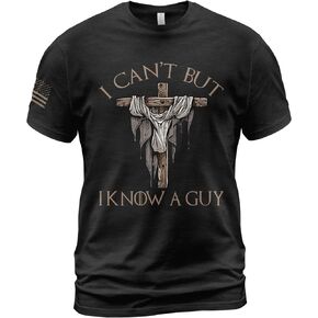 I Cant But I Know A Guy T Shirt, Jesus Shirt, Christian Shirts for Men, Christian Shirts, Christian T Shirts 8 in Kuwait