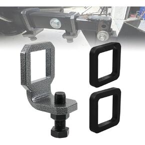 2.5" Anti Rattle Hitch Clamp with 2 Silencer Pads, Heavy-Duty Carbon Steel Stabilizer, Tool-Free Install, Anti-Rust for 2.5" Hitch Receiver Bike Rack Trailer Cargo in Kuwait