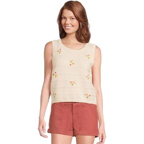 Toad&Co Bianca Crew Tank Embroidered in Kuwait