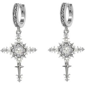 Retro style star pendant earrings exquisite marsh accessories fashionable ladies accessories personality pearl ear buckles M2591 in Kuwait