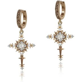 أقراط على شكل نجمة على الطراز القديم إكسسوارات مارش رائعة إكسسوارات عصرية للسيدات إكسسوارات أذن لؤلؤية شخصية M2591 in Kuwait