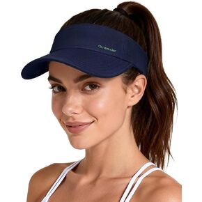 Sun Visor Hat for Women & Men – 3.2" Extended Brim, UPF 80+, Quick-Dry Sports Hat, Adjustable Fit, Running, Tennis, Golf in Kuwait