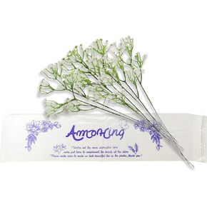 Artificial Baby's Breath Flowers, 8 Pcs White Babies Breath Flowers Artificial Bulk, Real Touch Babys Breath Artificial Flowers Gypsophila Bouquet for Wedding Floral Arrangement Home Decor in Saudi Arabia