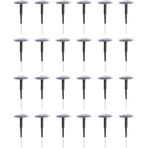 24PCS Car Combination Repair Unit, 1/4" M6 Rubber Vehicle Mushroom Nail Tire Repair Patch Plug, Automotive Tyre Patch Puncture Repair Plug, Universal for Bicycle Motorcycle Truck in Kuwait