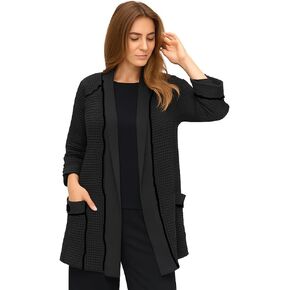 Focus Women's Open Front Waffle Cardigan Jacket - BW104 in Saudi Arabia