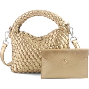 Women's Woven Crossbody Handbag Small Crossbody With Card Holder for Daily Casual Travel in Kuwait