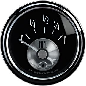 Auto Meter 2014 Prestige Black 2-1/16" 0-90 Ohm Fuel Level Gauge in Kuwait