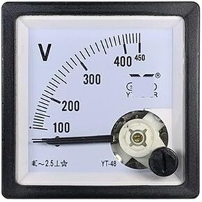 99t1 التيار المتناوب الفولتميتر 100 فولت 250 فولت 300 فولت 450 فولت 500 فولت 99t666 مؤشر التيار المتناوب cp48 YT48 (التيار المتناوب 250 فولت) in Kuwait