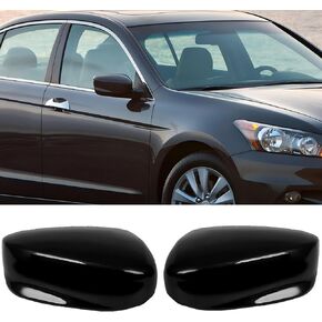 استبدال غطاء مرآة GSRECY، زوج من غطاء مرآة الرؤية الخلفية للباب الخارجي والجناح غطاء غطاء متوافق مع Honda Accord 2008-2013 in Kuwait