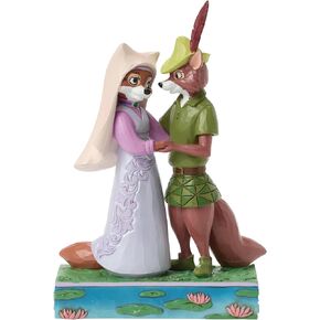Enesco Disney Traditions by Jim Shore Robin Hood and Maid Marian Holding Hands Figurine, 6.69 Inch, Multicolor in Saudi Arabia