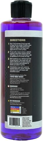 CLENZOIL Mossy Oak Wash & Wax, Concentrated Foam Car Wash Soap with Wax Protection for Trucks SUVs Cars Jeeps UTVs ATVs & Motorcycles, pH Balanced, Cleans & Shines in One Step, Made in USA, 16 oz in Kuwait