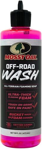 CLENZOIL Mossy Oak Off-Road Wash, Heavy Duty High-Foam Concentrated Car Soap for Trucks SUVs Cars Jeeps UTVs ATVs, Removes Mud Dirt Road Grime Bugs & Pollen, Safe on All Surfaces, Made in USA, 16 oz in Kuwait