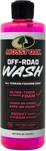 CLENZOIL Mossy Oak Off-Road Wash, Heavy Duty High-Foam Concentrated Car Soap for Trucks SUVs Cars Jeeps UTVs ATVs, Removes Mud Dirt Road Grime Bugs & Pollen, Safe on All Surfaces, Made in USA, 16 oz in Kuwait