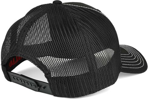 International Harvester Logo Black Mesh Back Hat with White Stitching IH66 in Saudi Arabia
