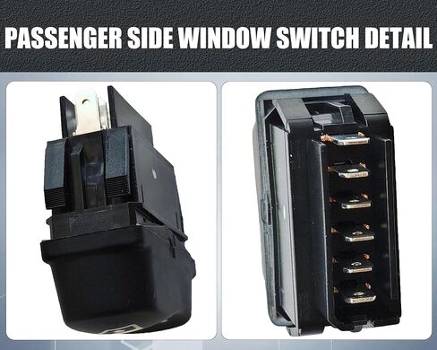 Passenger Side Power Window Switch Compatible with Peterbilt Truck, 1609210 1609210PKG 577.75618 in Kuwait