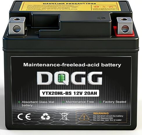 بطارية YTX14-BS، 12 فولت 14 أمبير 180CCA قابلة لإعادة الشحن SLA صيانة مجانية مختومة AGM بطارية دراجة نارية لـ ATV/UTV، سكوتر، 4 عجلات، عربات الثلوج والمزيد من بطاريات الرياضات القوية in Kuwait