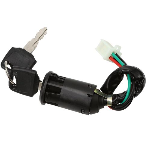 Key Ignition Switch Replacement for Tao Tao 50cc 110cc 125cc 150cc 200cc 250cc Motorcycle ATV Sunl Roketa ATV Quad Super Pocket Dirt Bike Electric Scooter 4 Wire 4 Pin with 2 Keys in Kuwait