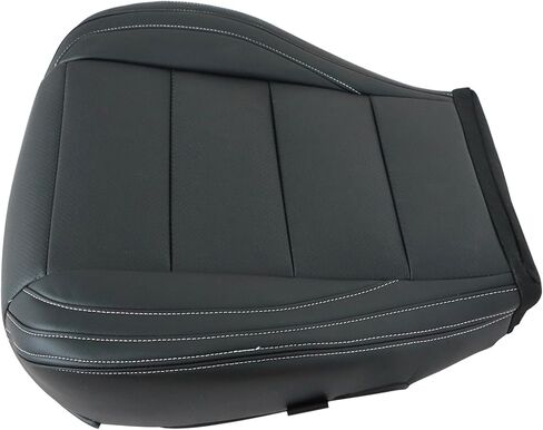 Driver & Passenger Side Bottom Perforated Leather Seat Cover Black Compatible with Ford Mustang 2015 2016 2017 2018 2019 2020 2021 2022 2023 in Saudi Arabia