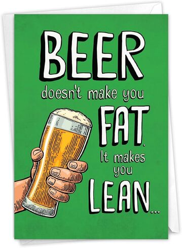 NobleWorks - 1 Funny Card for St Patrick's Day - Saint Pattys Irish Humor, Fun Greeting with Envelope - Are We Irish C6761SPG in Saudi Arabia