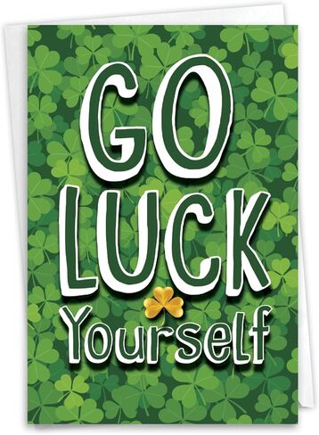 NobleWorks - 1 Funny Card for St Patrick's Day - Saint Pattys Irish Humor, Fun Greeting with Envelope - Are We Irish C6761SPG in Saudi Arabia