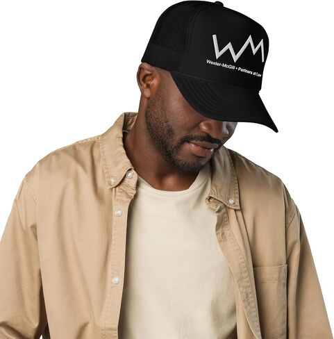 Donkey Tees Wexler McGill Lawyer Law Firm - Saul Goodman Show Humor Fan - Adjustable Foam Trucker Hat Black in Kuwait