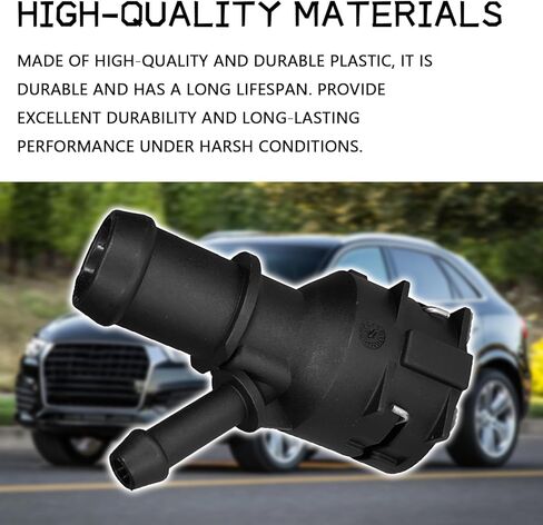 موصل خرطوم سخان سائل تبريد المحرك متوافق مع VW Golf Passat CC Eos Tiguan Beetle، Audi A3 TT Q3 Quattro استبدال 1K0122291C 1K0122101BB 1K0122101BC محول أنابيب مياه تبريد المبرد in Kuwait