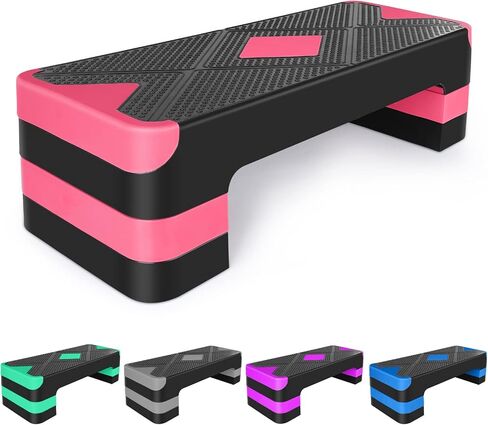 Adjustable Exercise Workout Aerobic Stepper Step Platform Trainer in Saudi Arabia