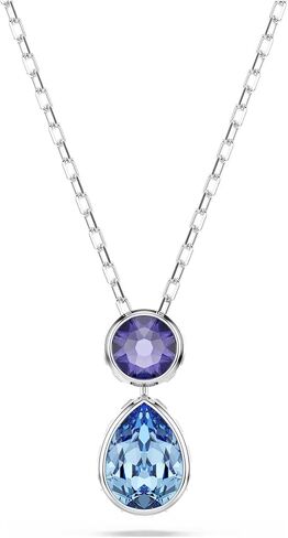 Swarovski Chroma pendant, Mixed cuts, Multicolored, Rhodium plated in Saudi Arabia