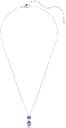 Swarovski Chroma pendant, Mixed cuts, Multicolored, Rhodium plated in Saudi Arabia