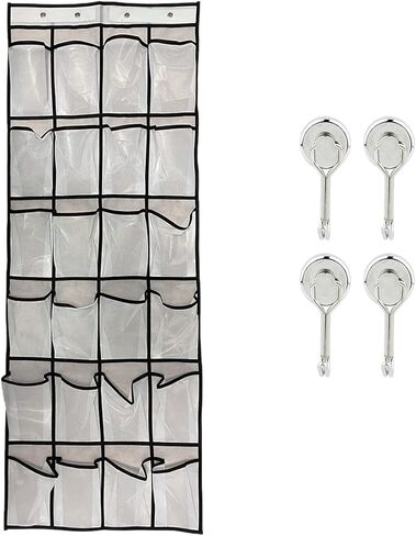 Cruise Essentials Over The Door Shoe Organizer Magnetic Hooks for Royal Caribbean/Carnival/Princess/NCL/Celebrity/MSC/Norwegian Ship Cabin,Small Hanging Decoration Magnets,Travel Accessories Must Have in Kuwait