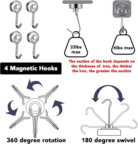 Cruise Essentials Over The Door Shoe Organizer Magnetic Hooks for Royal Caribbean/Carnival/Princess/NCL/Celebrity/MSC/Norwegian Ship Cabin,Small Hanging Decoration Magnets,Travel Accessories Must Have in Kuwait