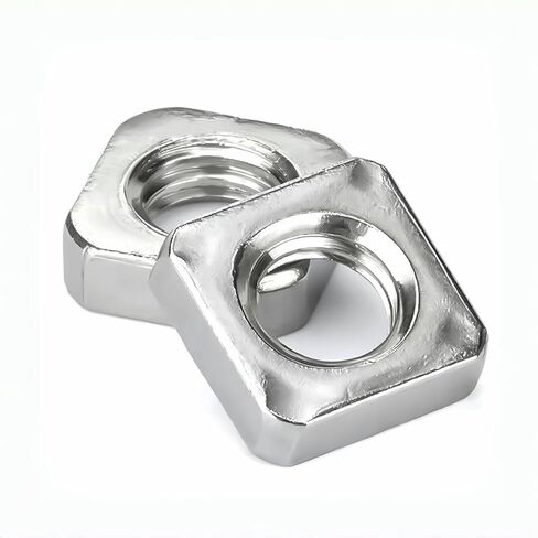 M4 Square Nuts, Machine Screw Nuts, 304 Stainless Steel, Metric, 120Pcs in Kuwait