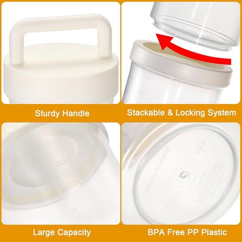 Portable Laundry Detergent Dispenser with Handle, Stackable Laundry Storage Containers for Apartments and Dorms, Small Plastic Detergents Organizer for Scent Booster Pods Tablets Powder-3 Tier in Saudi Arabia
