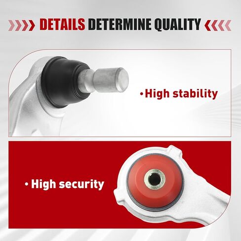 قطعتان من أذرع التحكم الأمامية السفلية مع مجموعات تعليق مفاصل كروية لـ 2007-2012 Nissan Altima، 2013 Altima Coupe 2-Door فقط، استبدال K620195 K620196 in Kuwait