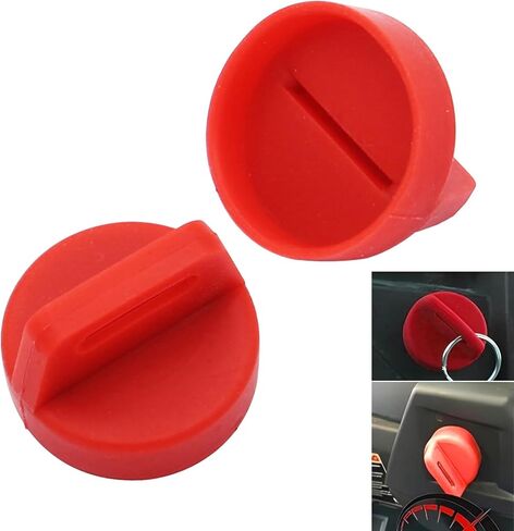 2 PCS Ignition Key Cover, Ignition Key Switch Cover OEM #5433534 5431964, Compatible with Polaris Ranger Sportsman Scrambler Trail Boss Magnum (Black) in Kuwait