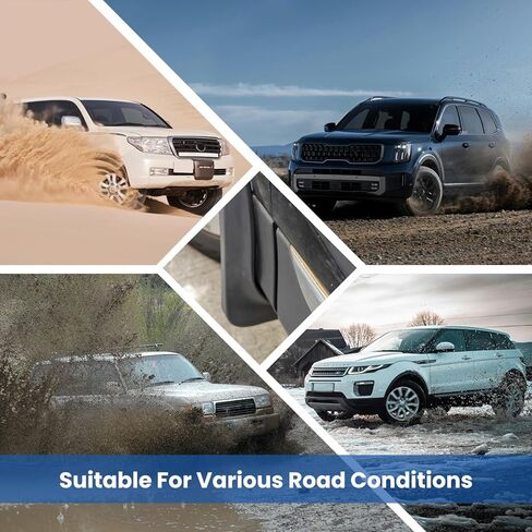 4PCS Mud Guards Splash Flaps Mudflaps Compatible with Toyota Highlander 2020-2024(Not for 4WD) Auto Exterior Accessories Front Rear Tire Mudguards Kit Vehicle Wheel Liner Fenders in Kuwait