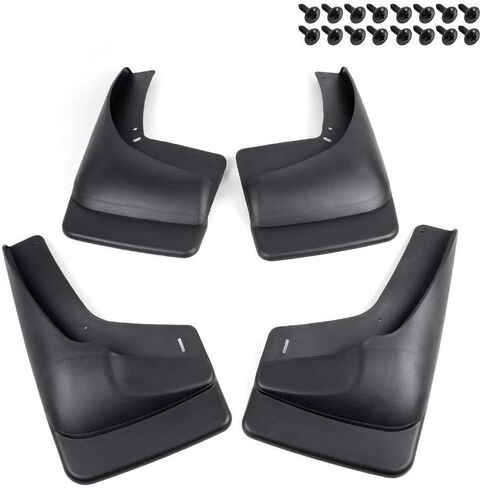 G-PLUS 4PCS Set Front Rear Molded Wheel Mudguard Compatible with 1999-2007 Silverado/Sierra 1500.2007-2014 Sierra 2500/3500 Mud Flaps Mud Guards Splash Kit in Saudi Arabia