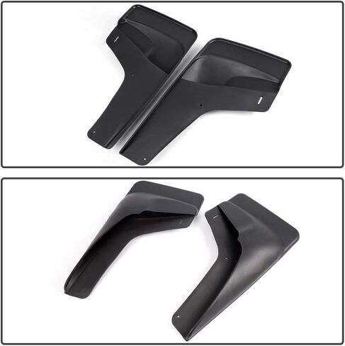G-PLUS 4PCS Set Front Rear Molded Wheel Mudguard Compatible with 1999-2007 Silverado/Sierra 1500.2007-2014 Sierra 2500/3500 Mud Flaps Mud Guards Splash Kit in Saudi Arabia
