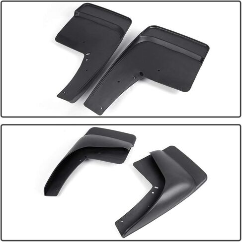 G-PLUS 4PCS Set Front Rear Molded Wheel Mudguard Compatible with 1999-2007 Silverado/Sierra 1500.2007-2014 Sierra 2500/3500 Mud Flaps Mud Guards Splash Kit in Saudi Arabia