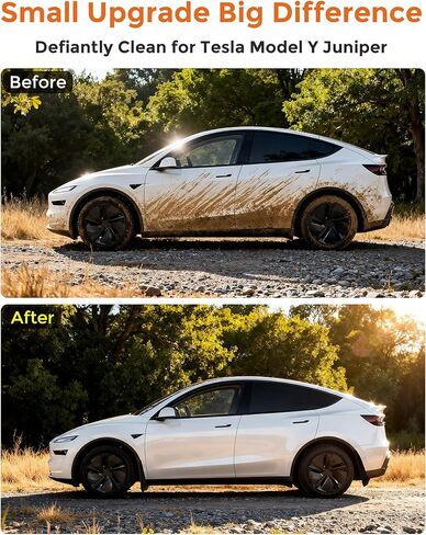 Mud Flaps for New Tesla Model Y Juniper 2026 2025 Fender Accessories, All-Weather Front and Rear Splash Guards 4PCS, PP Plastic Heavy-Duty Mudflaps, Maximum Rock & Mud Protection in Saudi Arabia