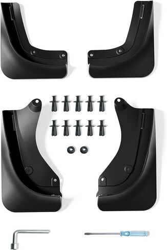 Mud Flaps for New Tesla Model Y Juniper 2026 2025 Fender Accessories, All-Weather Front and Rear Splash Guards 4PCS, PP Plastic Heavy-Duty Mudflaps, Maximum Rock & Mud Protection in Saudi Arabia