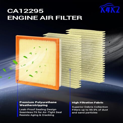 CA12295 CF12157 Engine & Cabin Air Filter Kit for 2020-2025 Subaru Outback Legacy, 2018-2025 Crosstrek, 2019-2025 Ascent, 2017-2025 Impreza, 2018-2022 XV 2.0L 2.4L 2.5L Replace 87139-58010 16546-AA16A in Saudi Arabia
