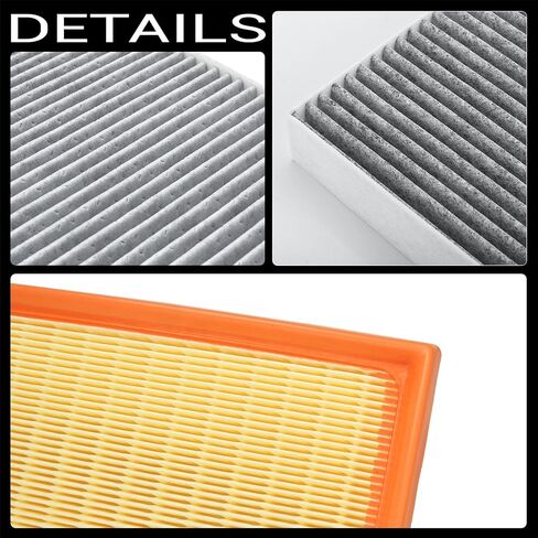 CA12295 CF12157 Engine & Cabin Air Filter Kit for 2020-2025 Subaru Outback Legacy, 2018-2025 Crosstrek, 2019-2025 Ascent, 2017-2025 Impreza, 2018-2022 XV 2.0L 2.4L 2.5L Replace 87139-58010 16546-AA16A in Saudi Arabia